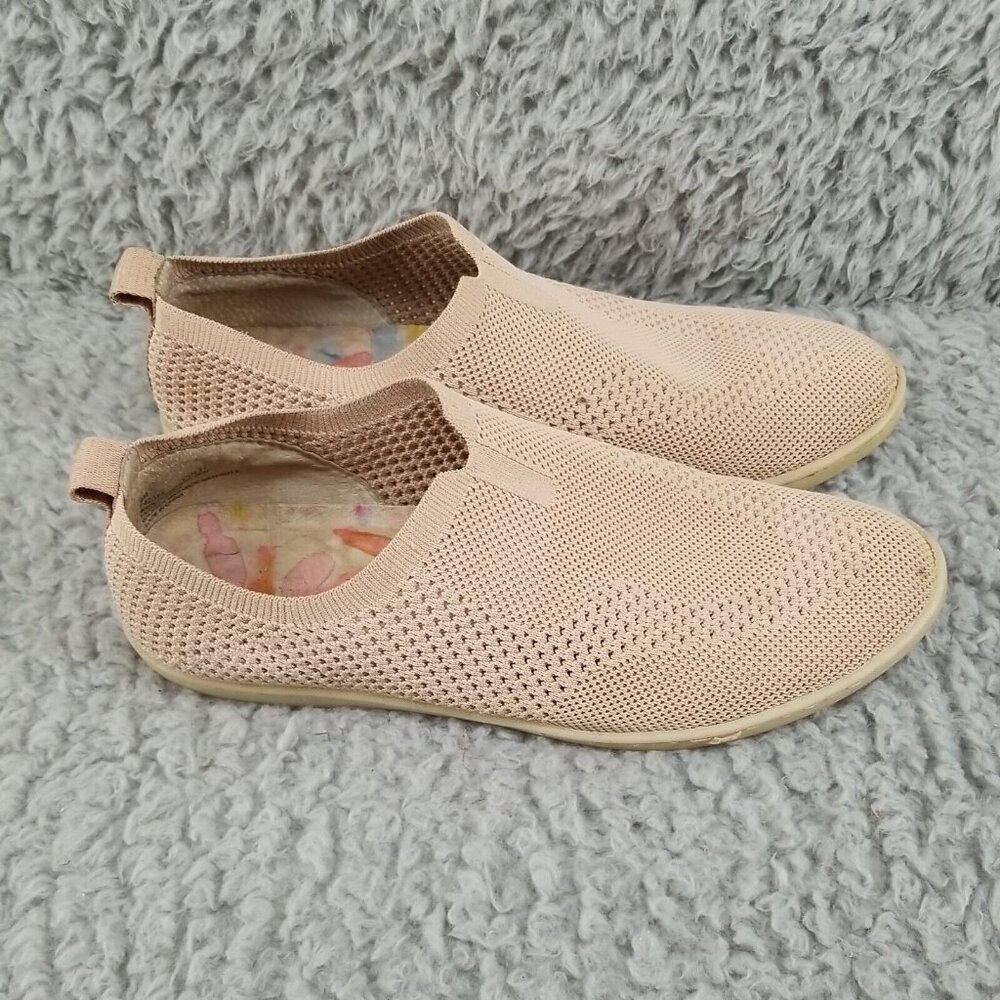 Born Shoes Womens 9 Antero TanKnit Slip On Perforated Mesh Sneakers *Read* - Picture 4 of 9